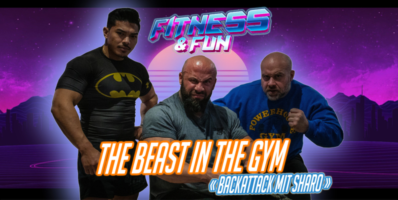 Not only a beast in the kitchen. Mit Sharo45 (Ahmed Sharif) in der Fitnesswerkstatt. - Mit Beastkitchen Sharo Bodybuilding vom feinsten. Rückentraining in der Fitnesswerkstatt.