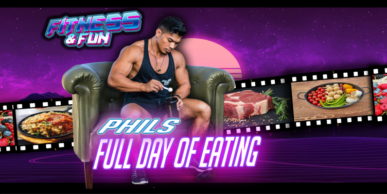 IFBB PRO PHIL Classic Physique - Full Day of Eating. 3 Wochen vorm ersten Profi Wettkampf in Alicante - 