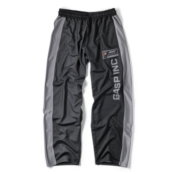 GASP No 1 Mesh Pant 100% Polyester (220593) Schwarz/Grau...