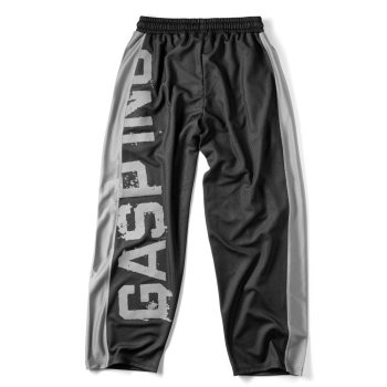 GASP No 1 Mesh Pant 100% Polyester (220593) Schwarz/Grau X-Large