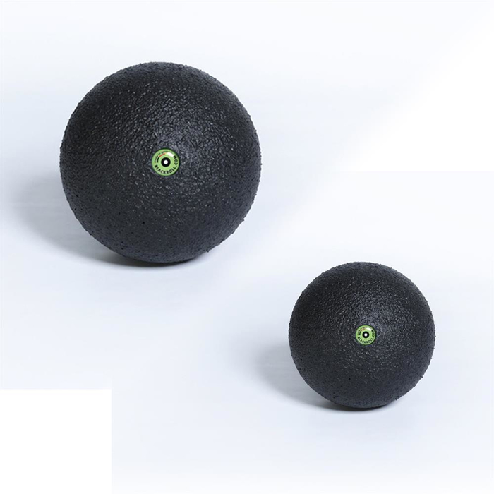 Blackroll Set Ball Black 8 CM And 12 CM Massage Ball Fascia Rehab Sports