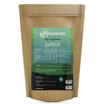 Megamaris Sojaprotein 1000g Beutel Schokolade