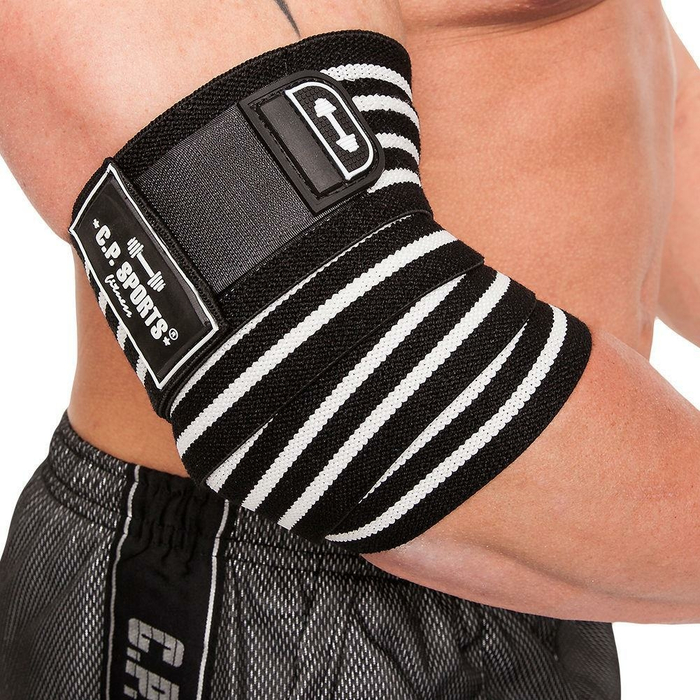 CP Sports T22 Ellenbogenbandage wei