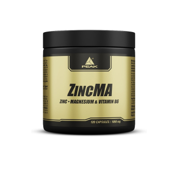 Peak ZincMA ZMA 120 Kapseln Zink Magnesium Dose