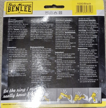 Benlee Elastic Handwraps Bandagen Boxbandagen 450cm 195002