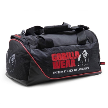 Gorilla Wear USA Jerome Gym Bag Sporttasche Black/Red