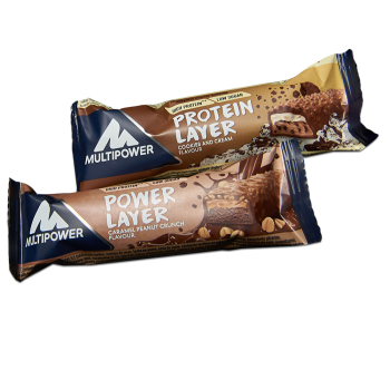 Multipower Protein Layer 50g Riegel Caramel Peanut Crunch