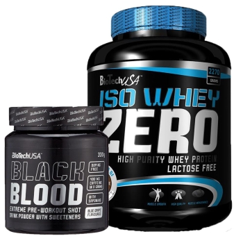 Biotech USA Iso Whey Zero 2270g Dose + Black Blood...