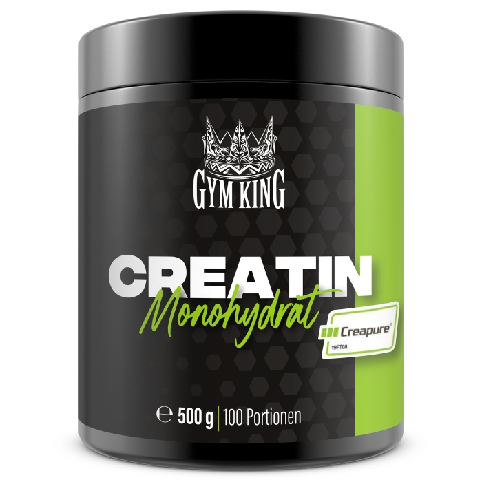 Gym King Creatin Monohydrat (Creapure®) 500g Dose NEU