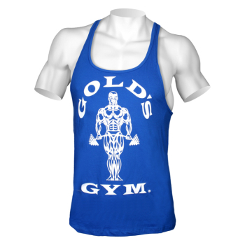 Golds Gym Classic Stringer Tank Top Royal Blue/Blue S-XXL Bodybuilding Fitness