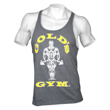 Golds Gym Classic Stringer Tank Top grey marl