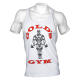 Golds Gym Classic Stringer Tank Top white