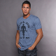 Golds Gym Subtle Toned Burnout Crew blau (Restposten)