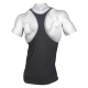 Golds Gym Muscle Joe Contrast Stringer Tank Black/Grey Marl