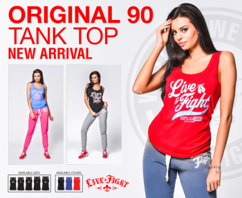 Olimp Live & Fight Lady´s Tank ORIGINAL 90 Red