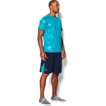 Under Armour Coldblack RUN SS TEE - reflekt blau