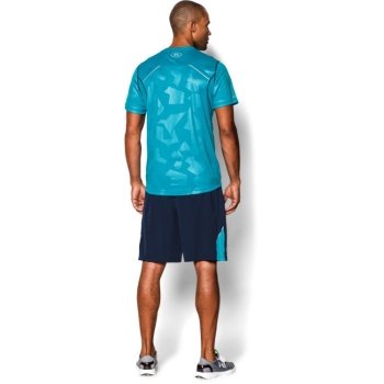 Under Armour Coldblack RUN SS TEE - reflekt blau