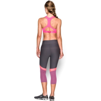 Under Armour HeatGear High Support Sports Bra Sport-BH pink