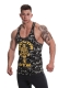 Golds Gym Muscle Joe Premium Tank Camo Black