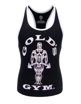 Golds Gym Ladies Loose Fit Muscle Tank Top Fitness Sport...