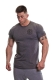 Golds Gym Basic Left Breast Shirt grey marl