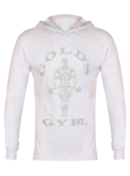 Golds Gym Muscle Joe Long Sleeve Hoodie Mens Hooded...