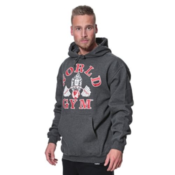 World Gym Hoodie anthrazit