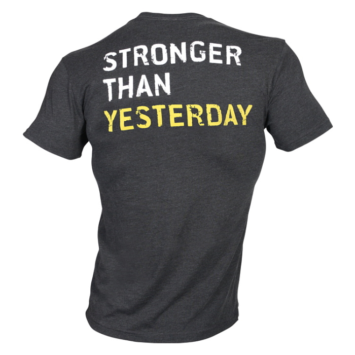 Golds Gym Stronger Than YESTERDAY - dark grey XXL