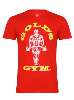 Golds Gym Muscle Joe T-Shirt red L