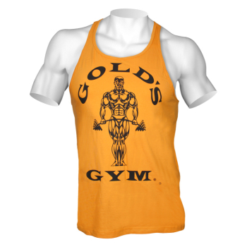 Golds Gym Classic Stringer Tank Top Gold S-XXL Bodybuilding Fitness Gym Wear XL