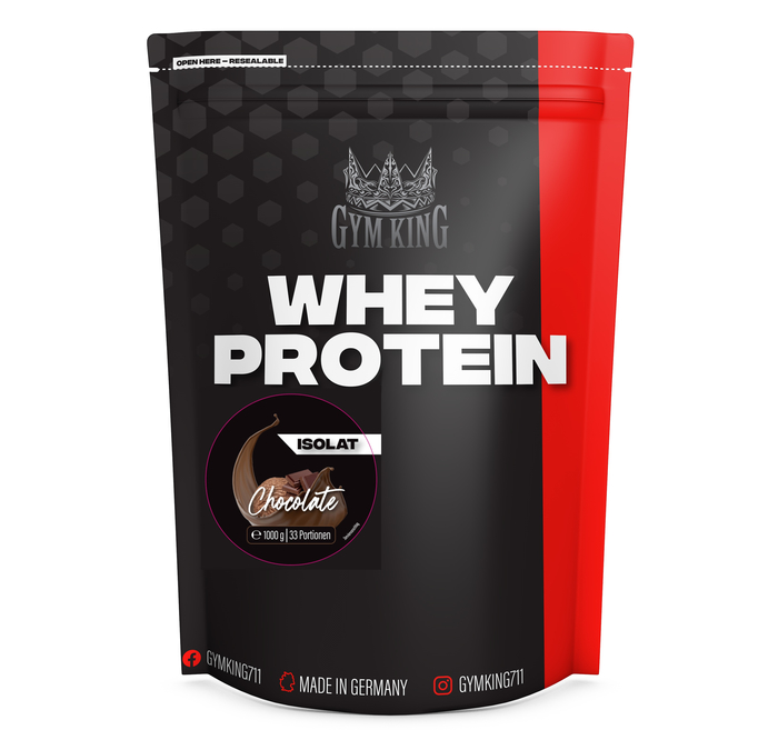 Gym King Whey Protein Isolat 1000g Beutel Vanille