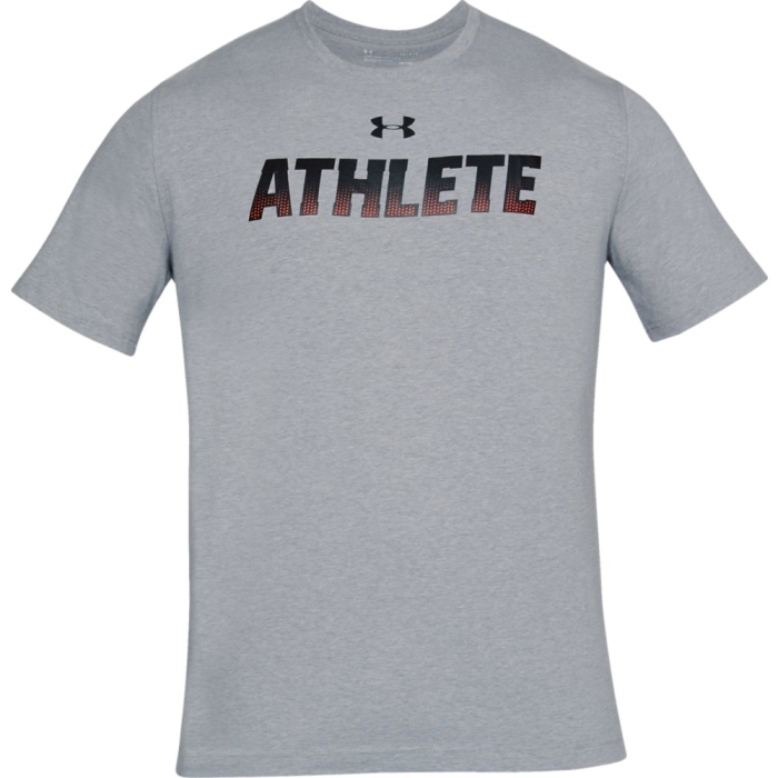 Under Armour Athlete Herren Sport T-Shirt 1305661 GRY-035 XL