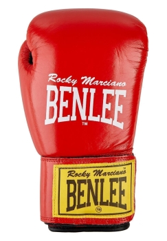 Benlee Leather Boxing Gloves Fighter Red/Black (194006-2514)