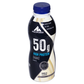 Multipower 50g High Protein Shake 500ml Flasche Erdbeere