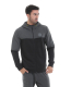 Golds Gym FZ Tech Hoodie black/charcoal marl