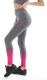 Golds Gym Ladies Seamless Legging grey pink