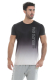 Golds Gym Crew Neck Performance T-Shirt Black/Gradient