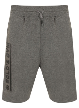 Golds Gym Embossed Short Charcoal Marl L