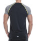 Golds Gym Crew Neck Performance T-Shirt Grey/Black L