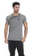 Golds Gym Crew Neck Performance T-Shirt Grey/Black L