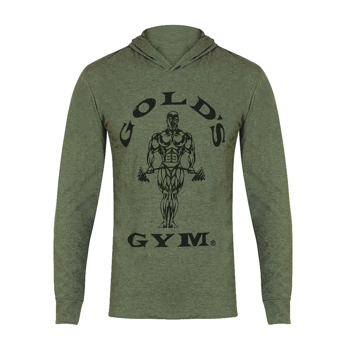 Golds Gym Muscle Joe Longsleeve Hoodie L