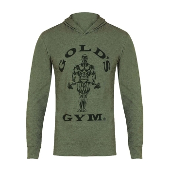 Golds Gym Muscle Joe Longsleeve Hoodie L