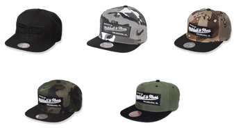 Mitchell & Ness Snapback Cap Box Logo Camo