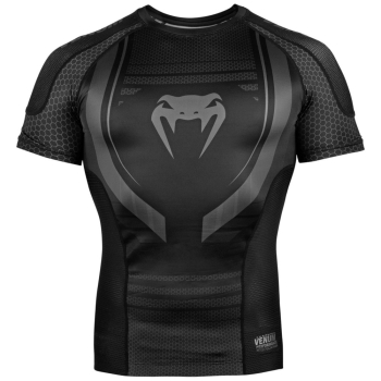 Venum Technical 2.0 Rashguard Short Sleeves Black-Black