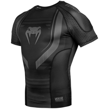 Venum Technical 2.0 Rashguard Short Sleeves Black-Black XXL