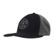 Golds Gym Flat Peak Cap Black/Grey Onesize