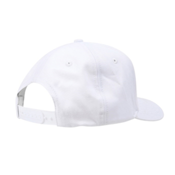 Golds Gym Text Curved Peak Cap White Onesize