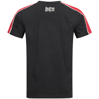 Benlee Binfield T-Shirt Schwarz-Rot Herren Slim Fit Shirt