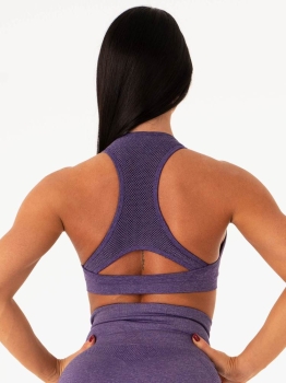 Ryderwear Seamless Sports Bra Indigo Marl S