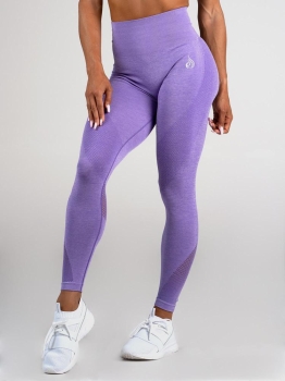 Ryderwear Seamless Tights Leggings Purple Marl XS